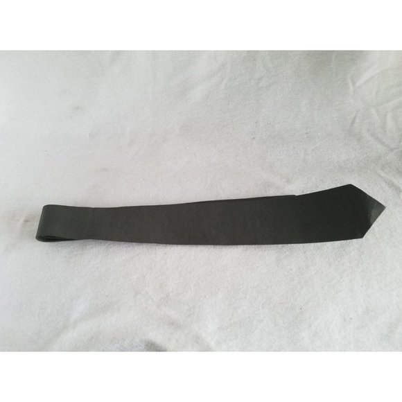 Genuine leather skinny neck tie Hand made Multiple colors VTG 1980's 42" lng New - Picture 6 of 8